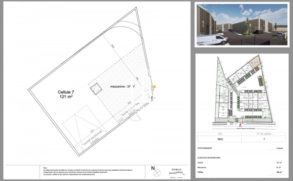 Les Sorinières - VEFA local activité 158 m²
