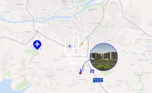 Les Sorinières - Local d'activité 132 m² à vendre
